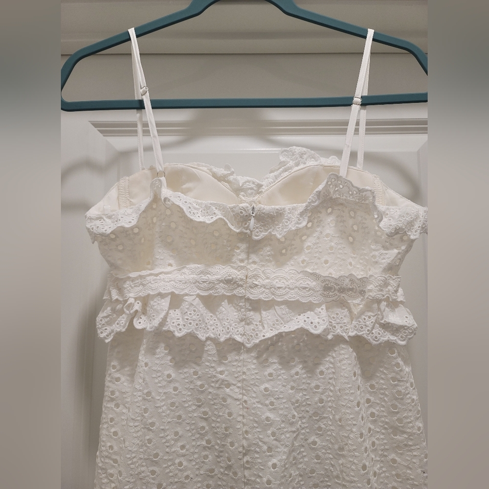 Layered Ruffle Eyelet Dress - Picture 6 of 7